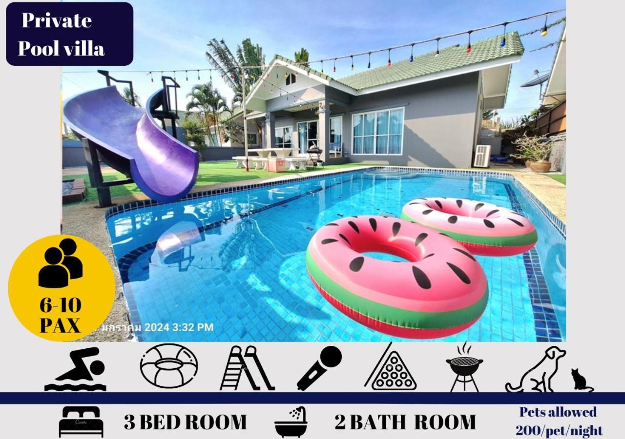Miami Hua-Hin Private Pool Villa From Beach 8Km 华欣 外观 照片